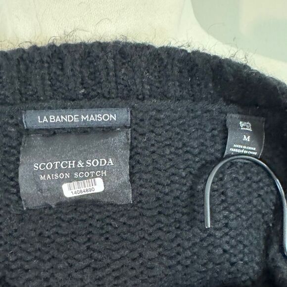 Scotch & Soda Maison Scotch Metallic Fair Isle Wool-Blend Sweater | medium | cro - Picture 9 of 12